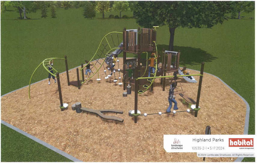 Harrison Highlands Playground Mockup