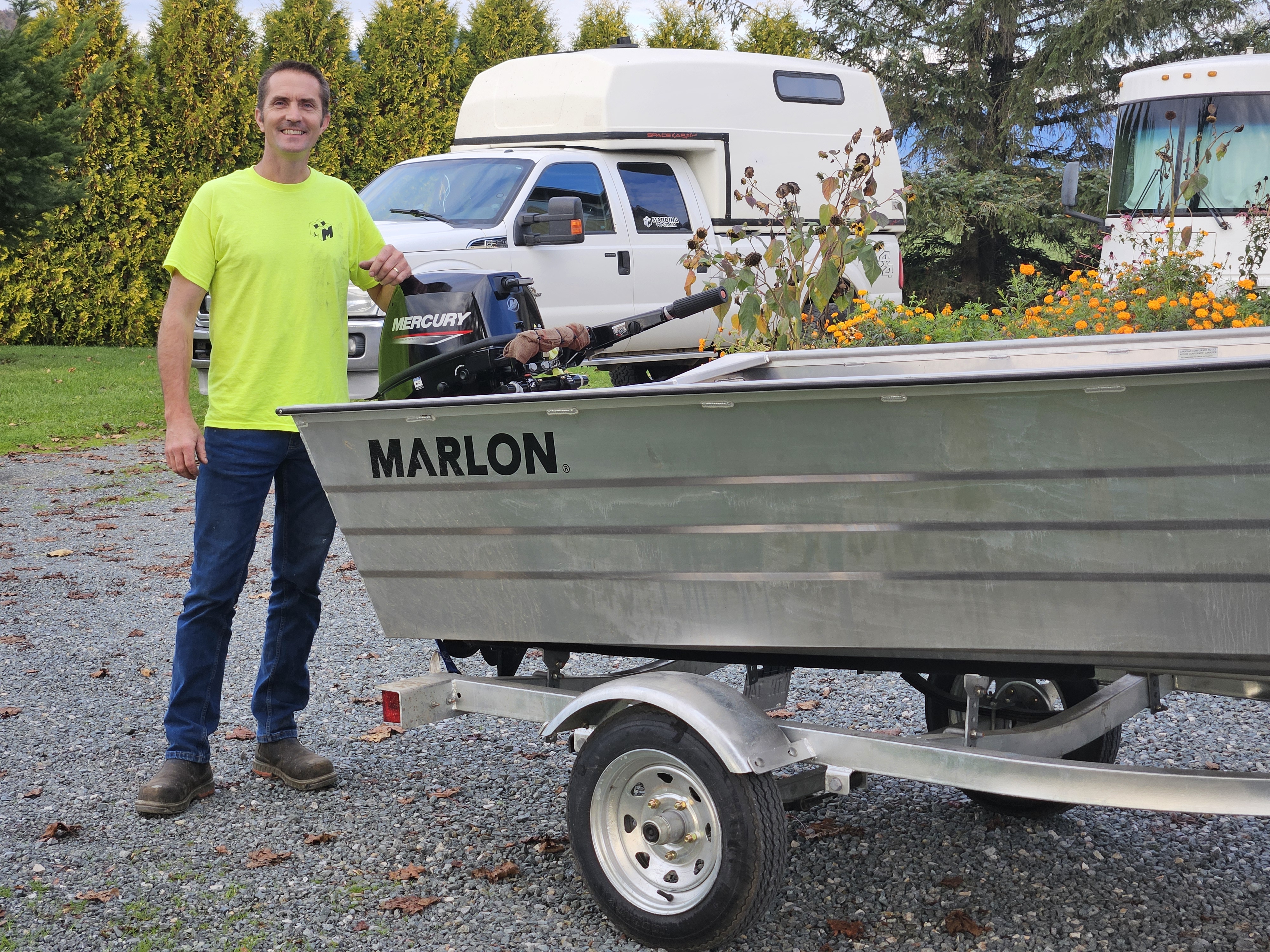 Boat Raffle Winner Casey Klassen