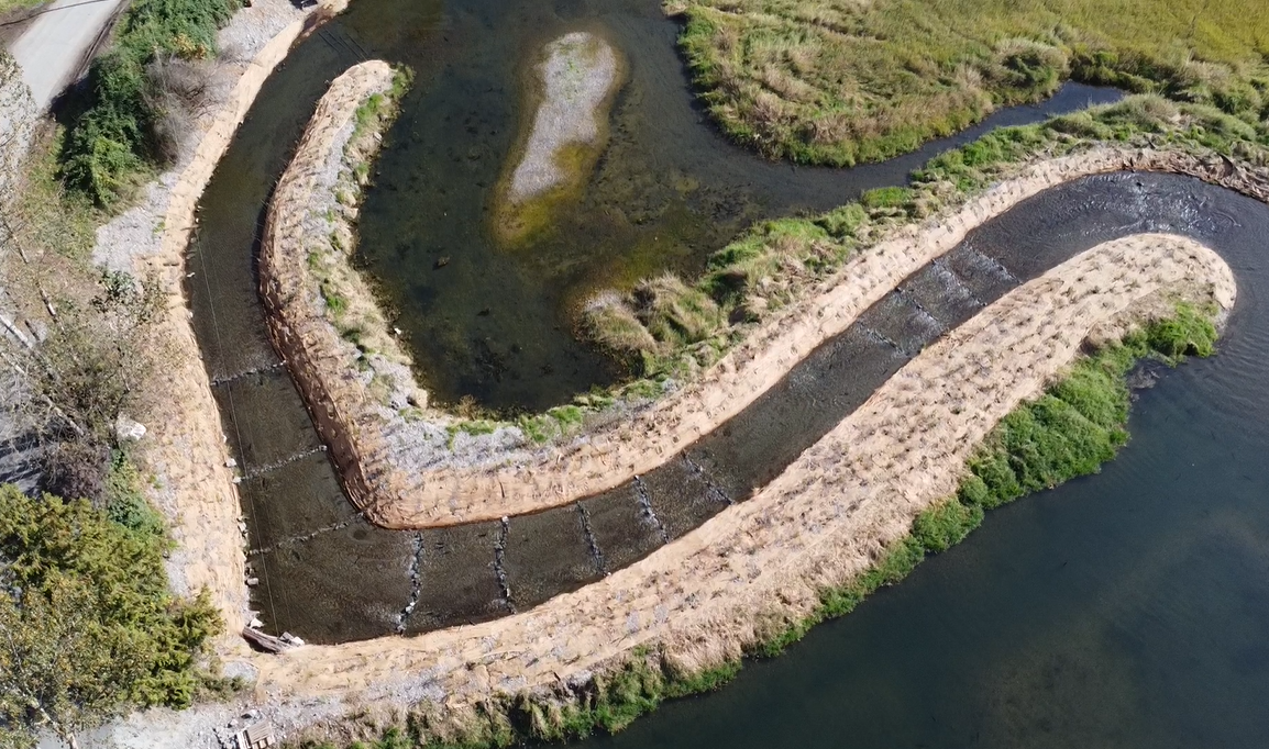 Refreshed Salmon Spawning Channel