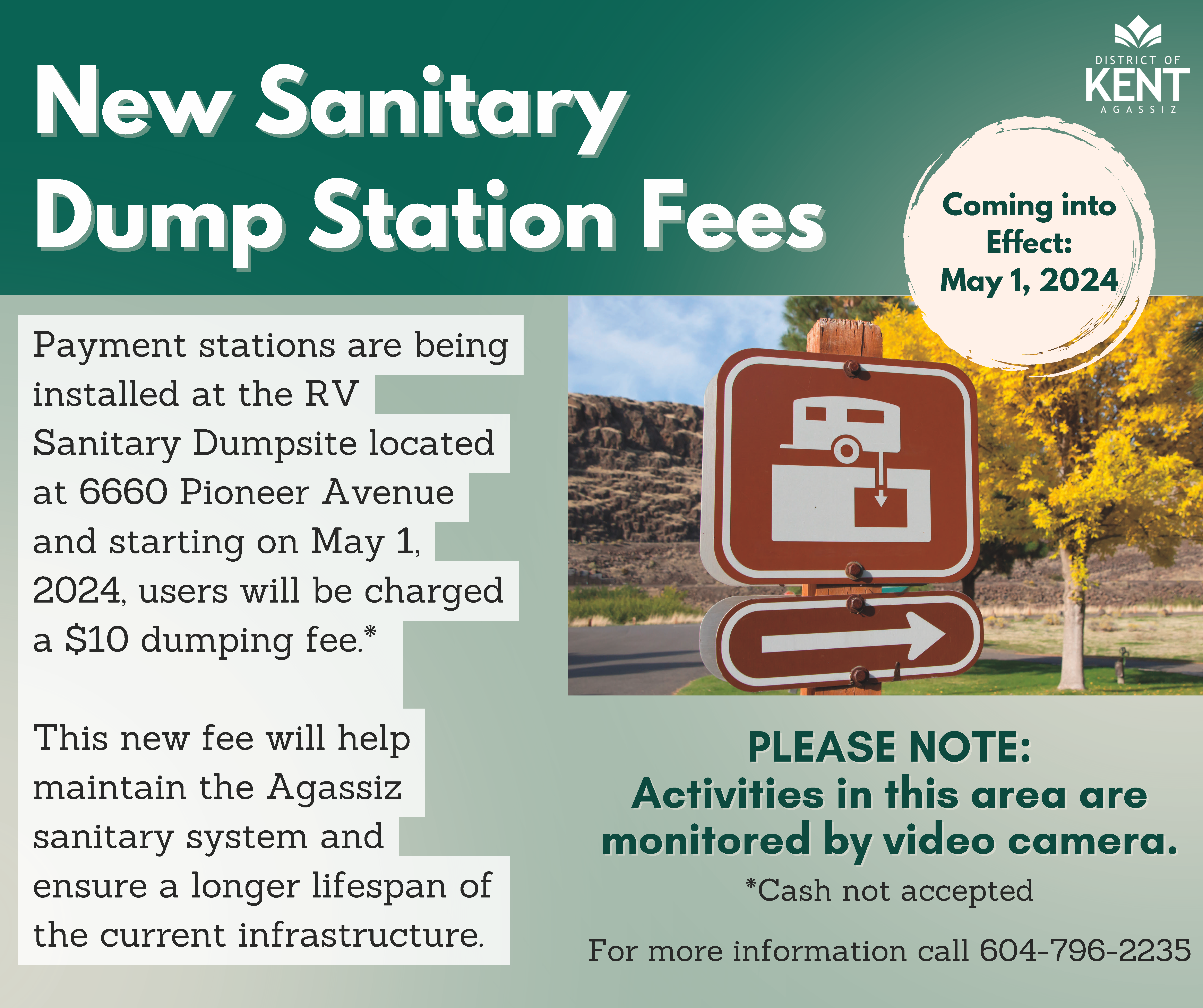 Sanitation Dump Station Fee Introduction