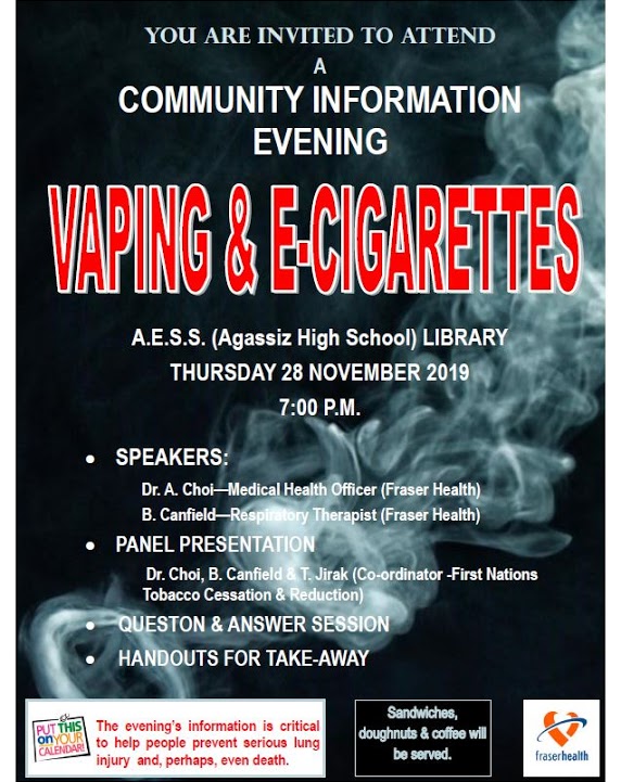 Dangers of vaping poster