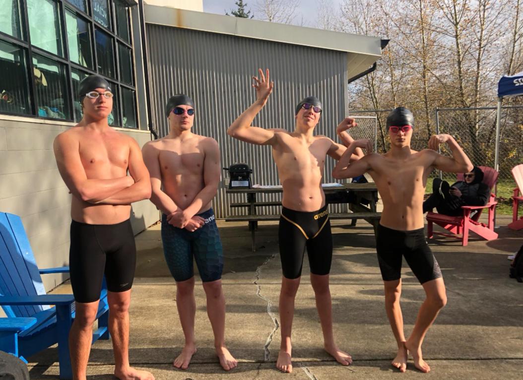 AESS Boys' 200 Medley Relay Team
