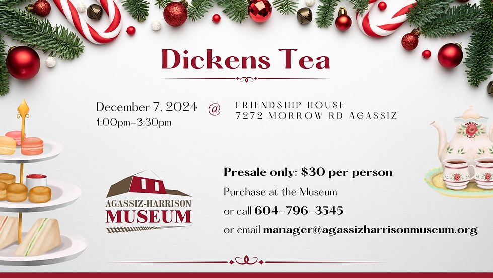 2024 Dickens Tea Poster